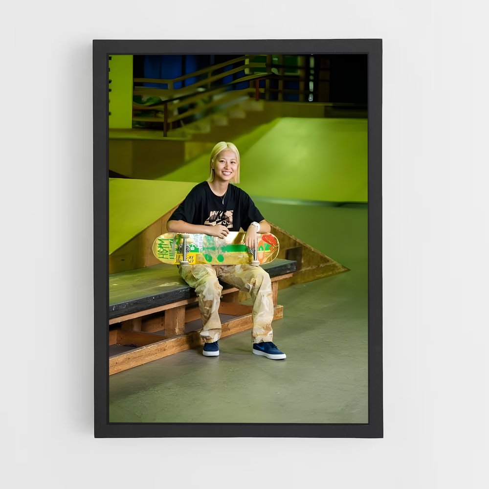 Poster Aori nishimura – affiche Skateboard (vue 2)